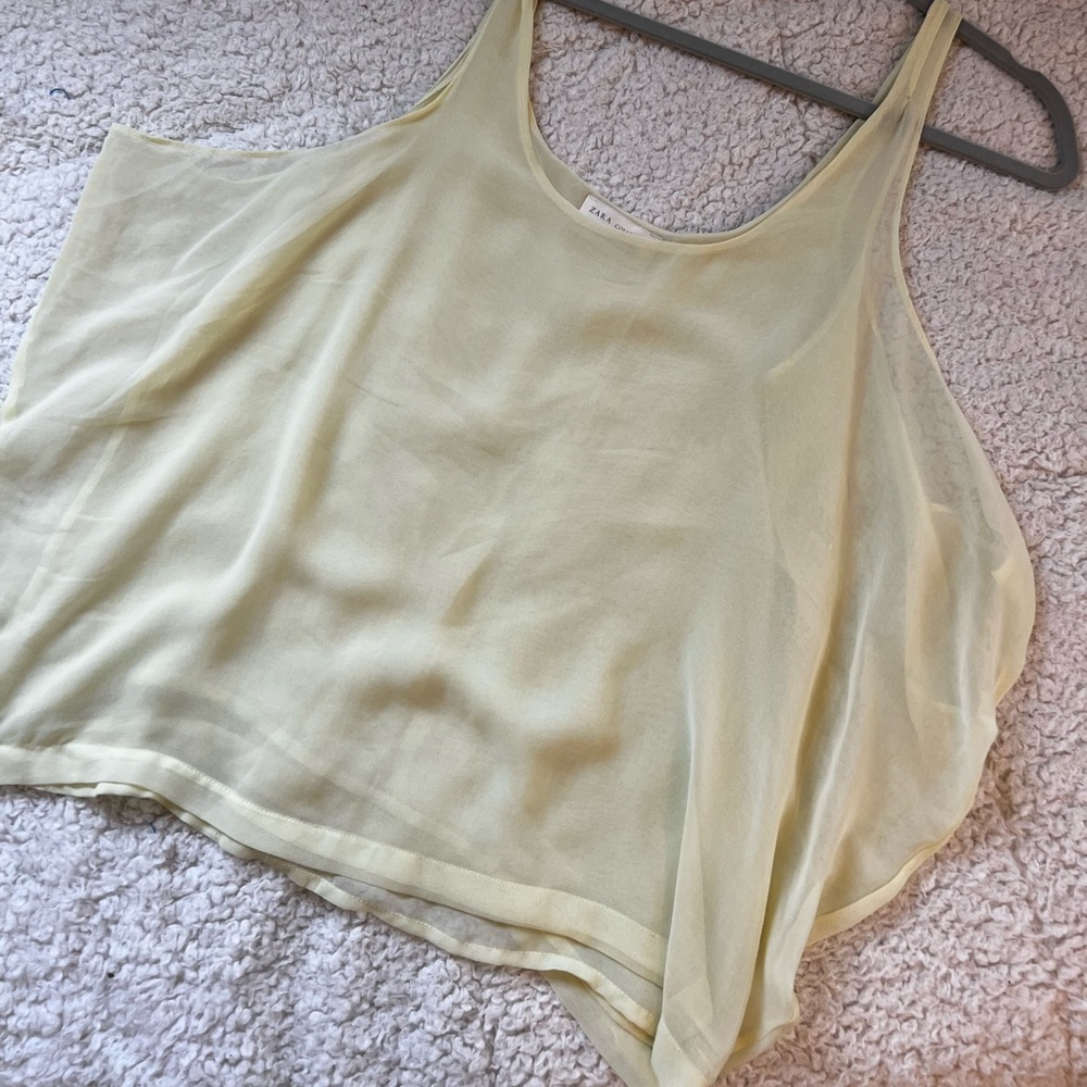Zara, M, yellow tank
